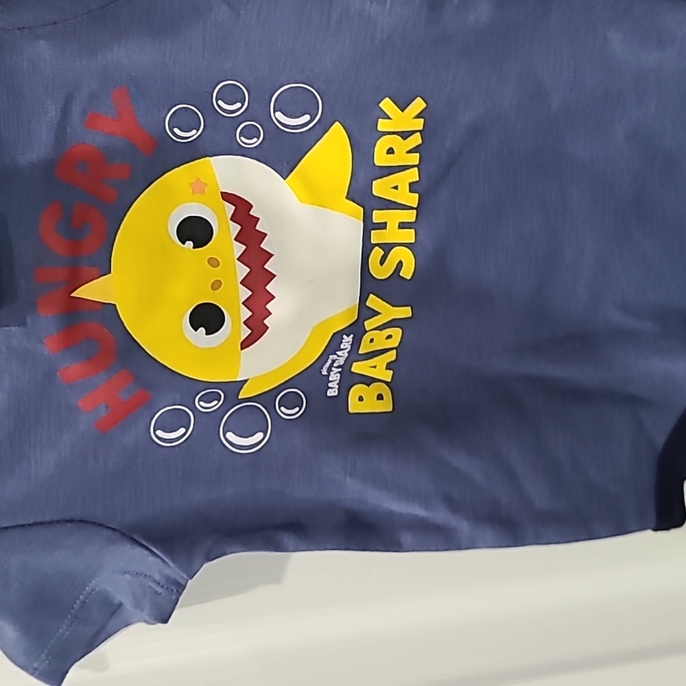 Hungry baby shark bodysuit